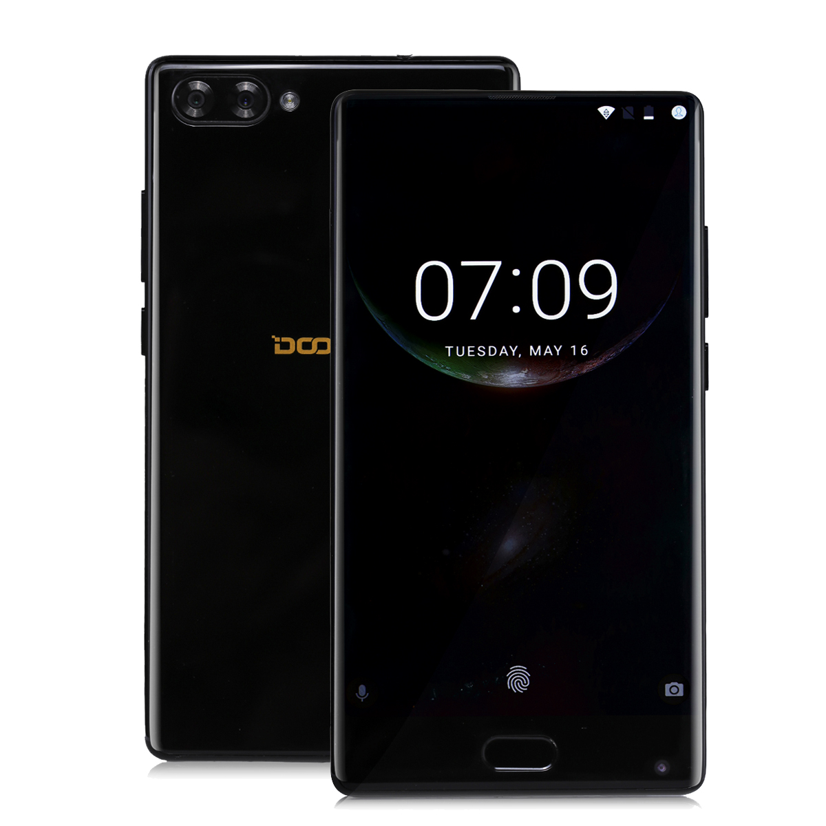 （香港）道格Doogee MIX 5.5寸 黑色  6+64G Helio P25 2.5GHZ 八核标配+保护壳