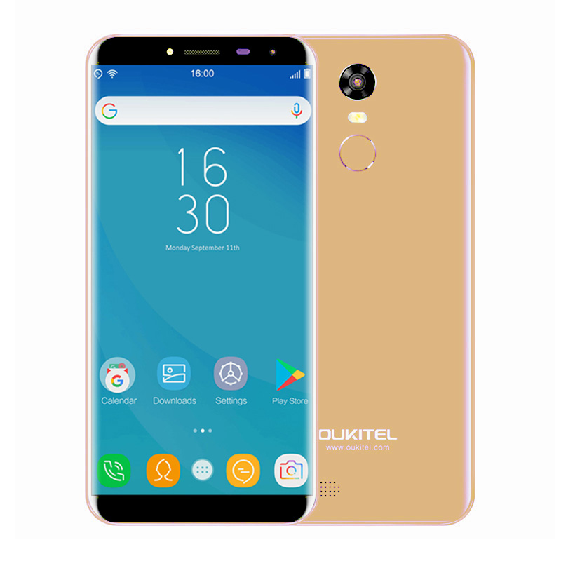 （FX）oukitel欧奇C8 5.5寸 金色  2+16G 6580 1.3GHZ 四核标配