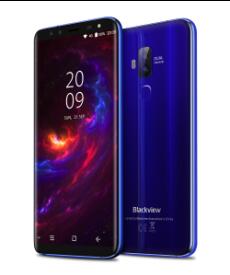 （GC）Blackview S8 5.7寸 蓝色 4+64G 6750T 1.5 八核标配+贴膜+硅胶套+耳机+OTG线