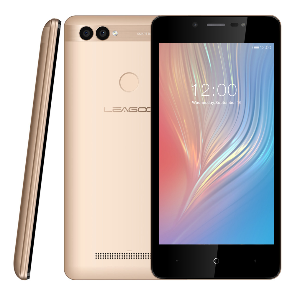 （SY）领歌Leagoo POWER 2 金色 5.0寸  2+16G MT6580A 1.3GHZ 四核标配