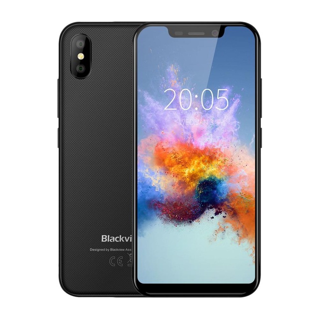 （FX）Blackview A30 5.5寸 黑色 2+16G 6580A 1.3GHZ 四核标配+保护套（硅胶黑）+保护膜（普通）