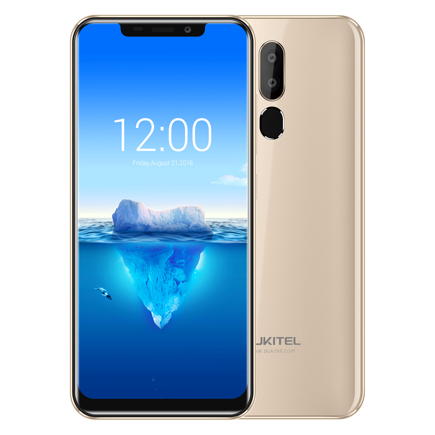 （FX）oukitel欧奇 C12 Pro 6.18寸 金色 2+16G 6739 1.3 四核标配