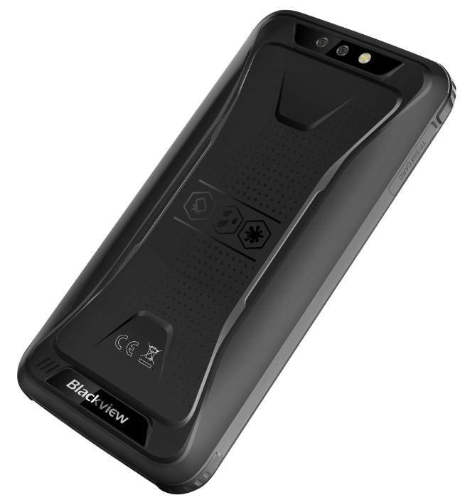 （AE非欧盟）Blackview BV5500 5.5寸 黑色 2+16G 6580P 1.3GHZ 四核标配