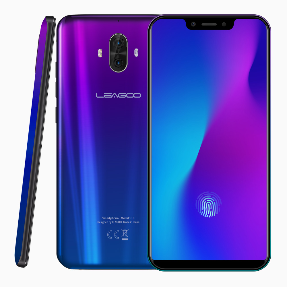 （香港）领歌Leagoo S10 6.21寸 极光色 6+128G Helio P60 2.0GHZ 八核标配