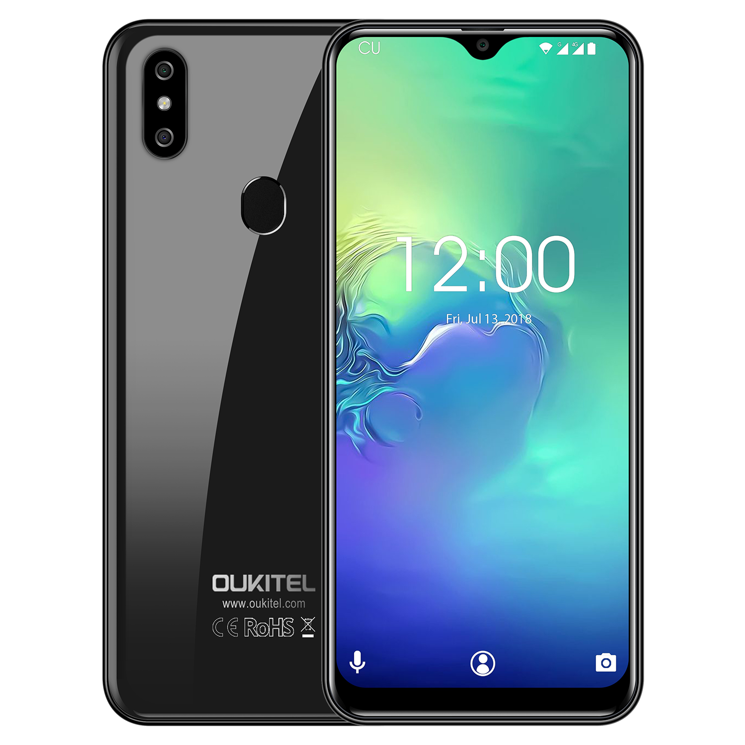 （FX）oukitel欧奇 C15 PRO 黑色 6.088寸  2+16G MTK6761 2.0GHZ 四核标配