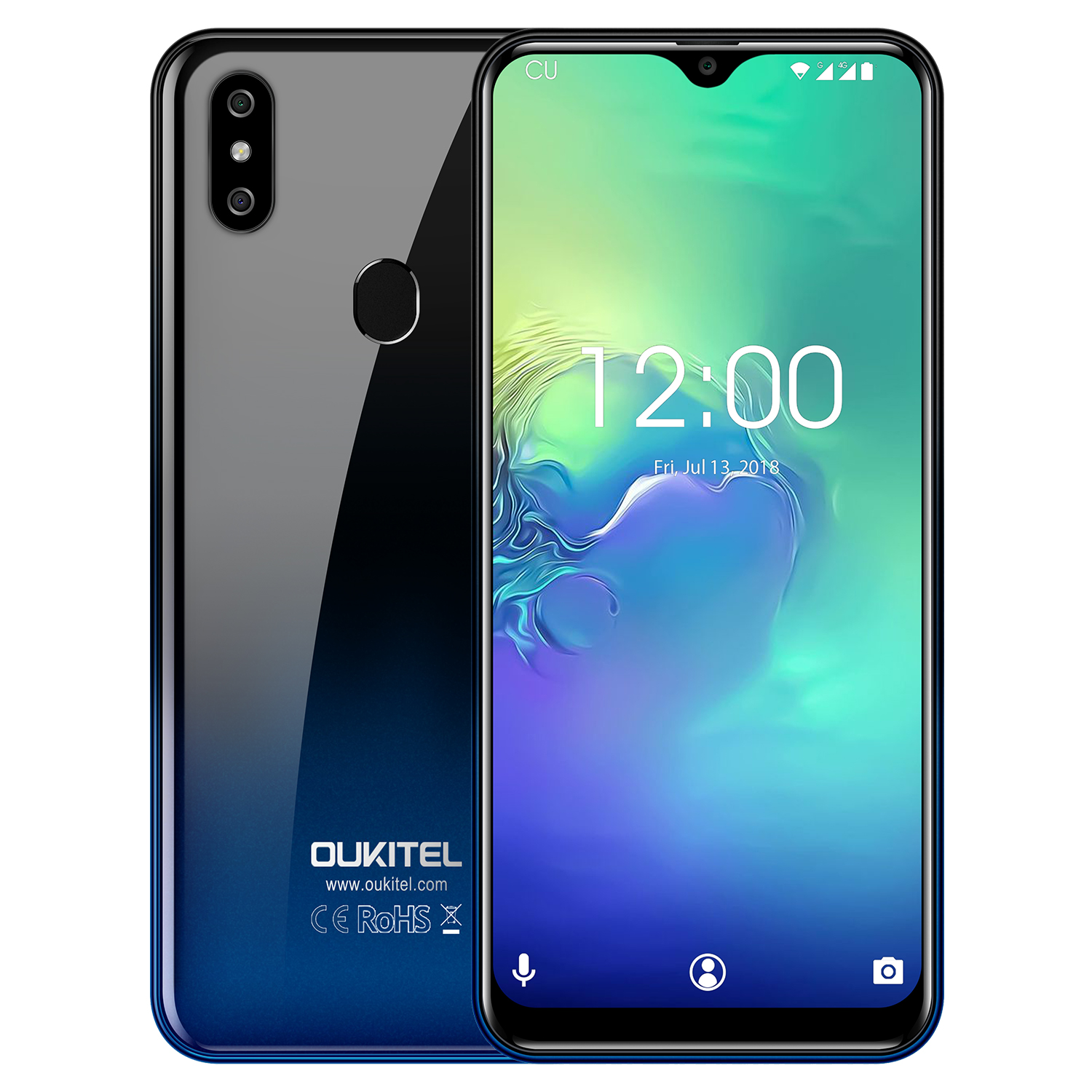 （FX）oukitel欧奇 C15 PRO 渐变色 6.088寸  2+16G MTK6761 2.0GHZ 四核标配