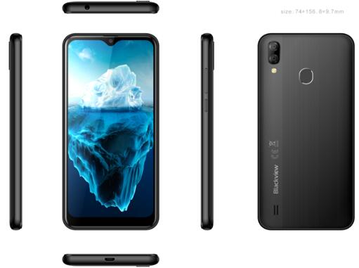 （非欧）Blackview A60 pro 6.1寸 黑色 3+16G 6761V 2.0GHZ 四核标配+保护壳