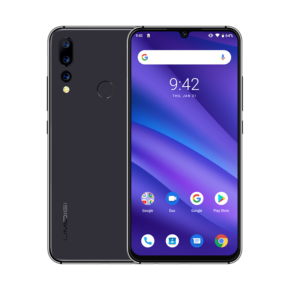 （欧盟）优米UMIDIGI A5 PRO 6.3寸 深空灰 4+32G Helio P23 2.0GHZ 四核标配