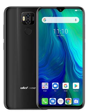 （UL欧盟）欧乐风 power 6 6.3寸 黑色 4+64G 6765V/MA(P35) 2.3GHZ 八核标配+保护膜（蓝色）+保护壳（硅胶）