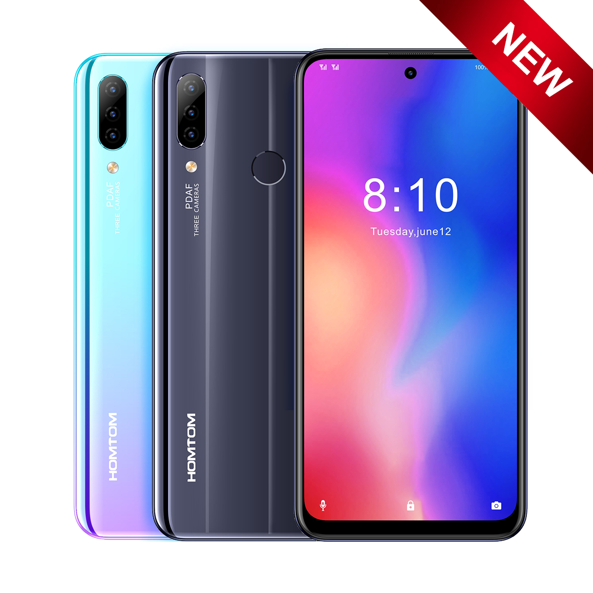 （FX）恒通 HT P30 pro 6.2寸 天空之镜 4+64G MT6763  2.0GHZ 八核标配+保护壳+保护膜