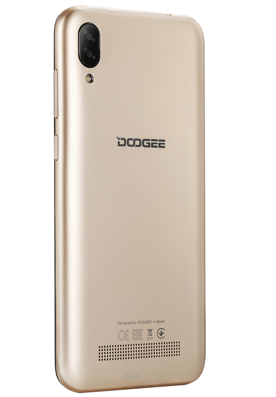 （AE）道格Doogee X90 6.1寸 金色 1+16G MT6580A 1.3GHZ 四核标配