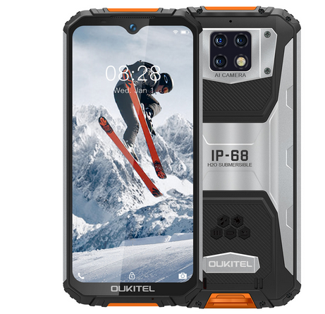 （OK）oukitel欧奇 WP6（低配） 6.3寸 橙色  4+128G MT6771T 2.0 八核标配+贴膜