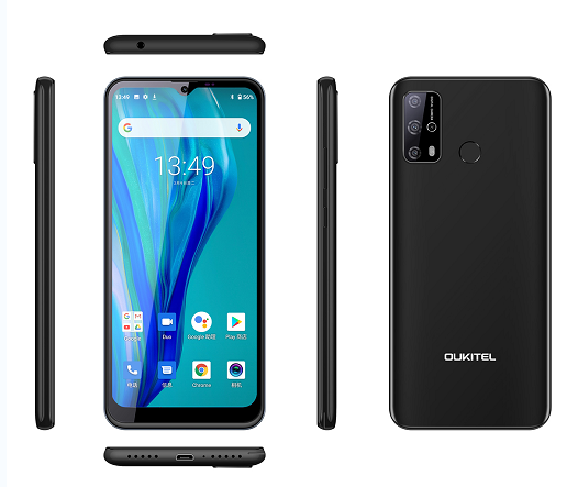 （B3） oukitel欧奇 C23 PRO 6.528寸 黑色 4+64G 6762V 2.0GHZ 八核