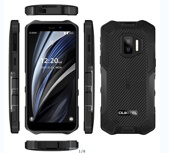 （OK）oukitel欧奇 WP12 PRO 5.5寸 黑色  4+64G  MTK6762 1.8GHZ  八核标配