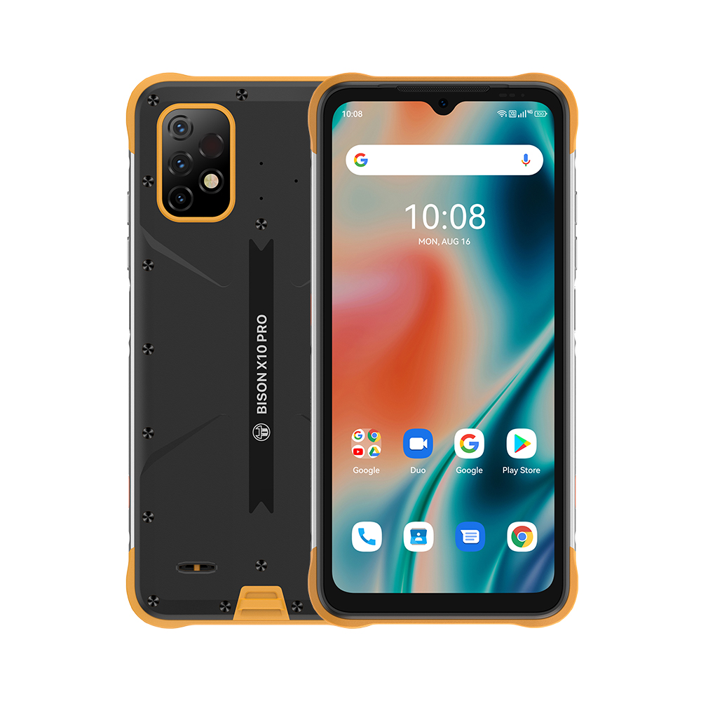 （香港）优米UMIDIGI BISONX10 Pro 6.53寸 超音速黄色 4+128G Helio P60 1.8GHZ 八核标配