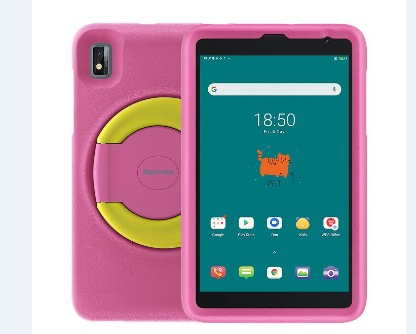 （GC-DS非欧）Blackview Tab6 Kids 8寸 粉色 3+32G IMG8300 2.0GHZ 四核标配