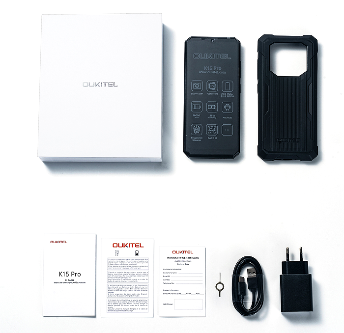 （OK）oukitel欧奇 K15 PRO 6.517寸 黑色 6+128GB MT6771(P60) 2.0GHZ 八核