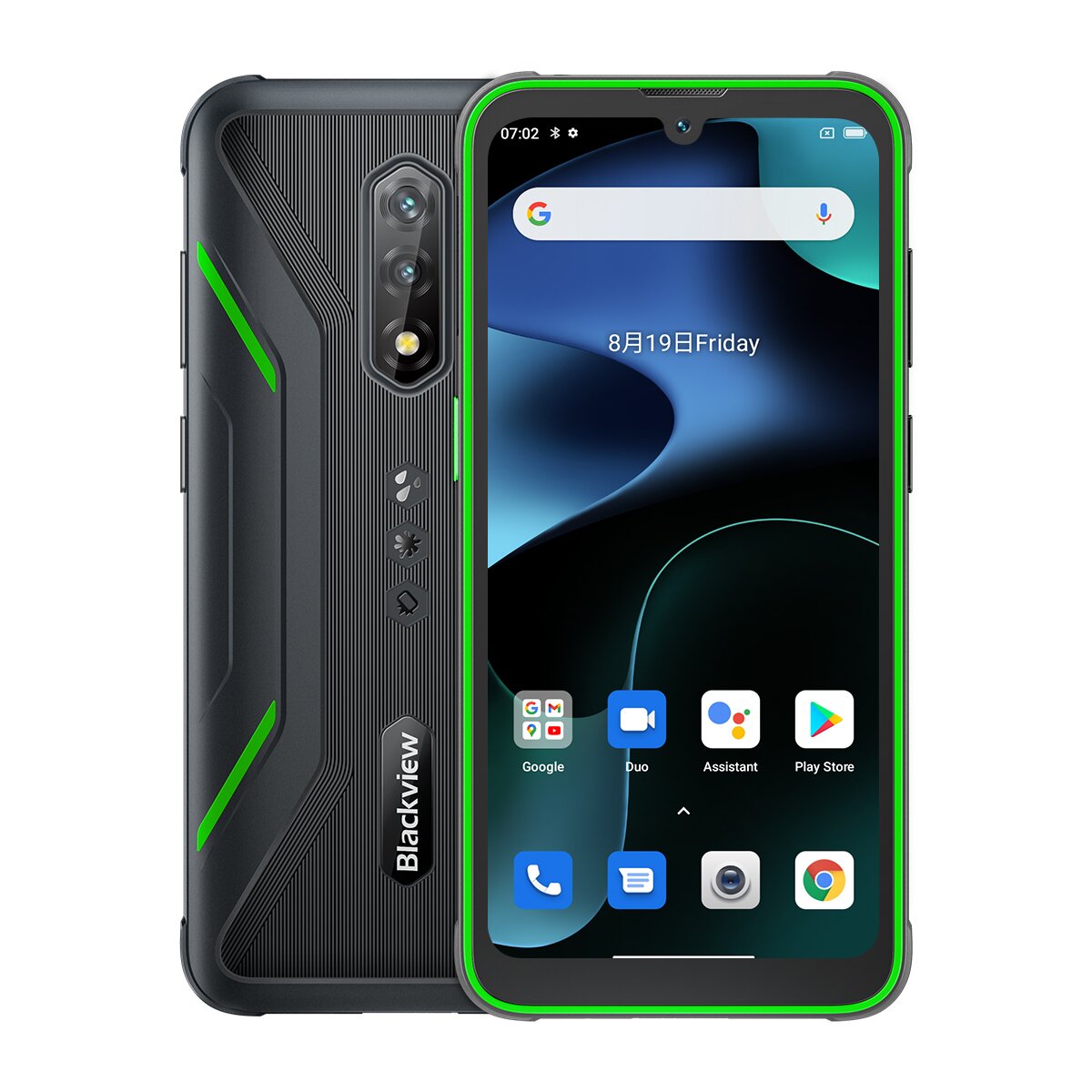 （GC俄版）Blackview BV5200 6.088寸 绿色 4+32G MT6761 2.0GHZ 八核标配