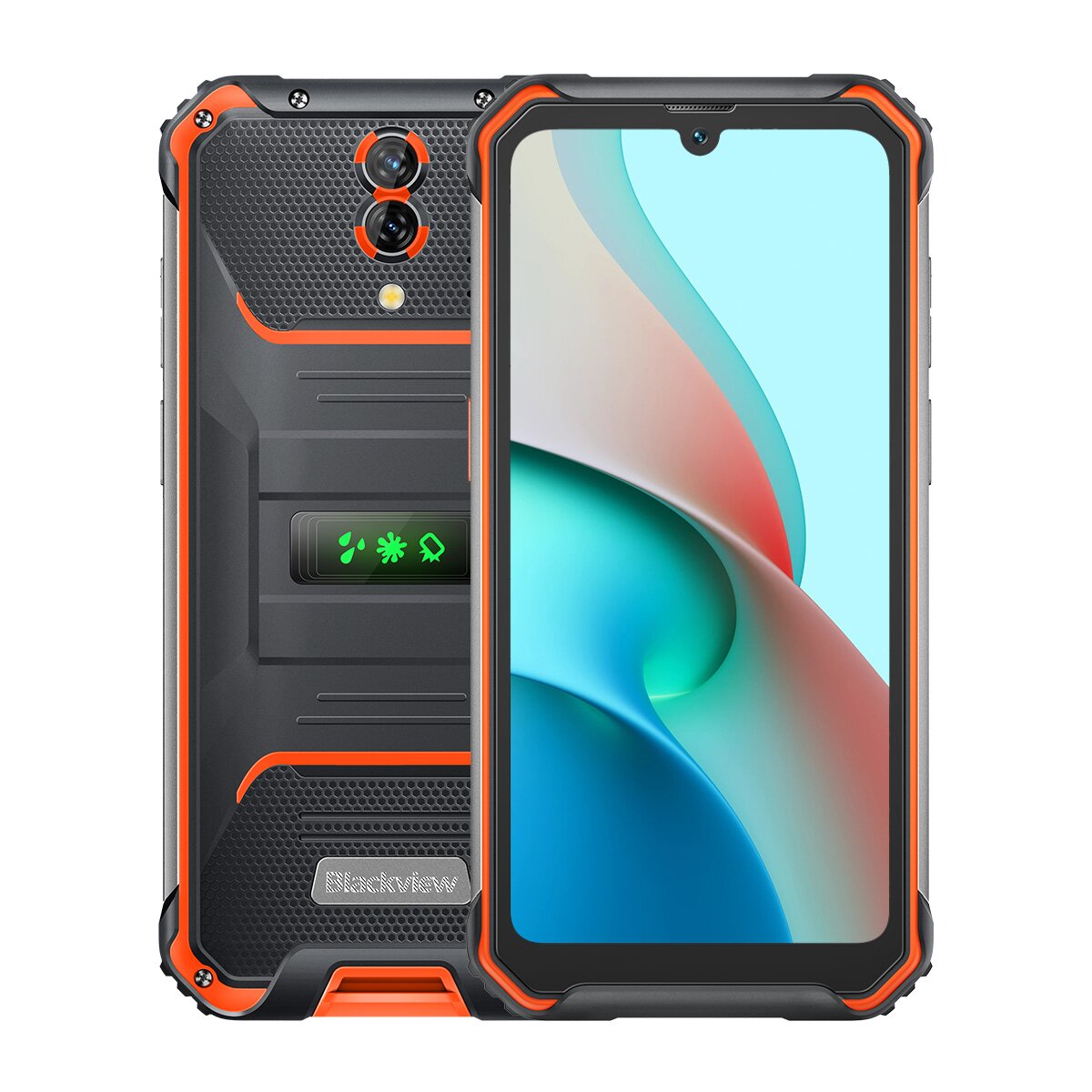 （FX欧盟）Blackview BV7200  6.1寸 橙色 6+128G Helio G85  2.0GHZ 八核标配