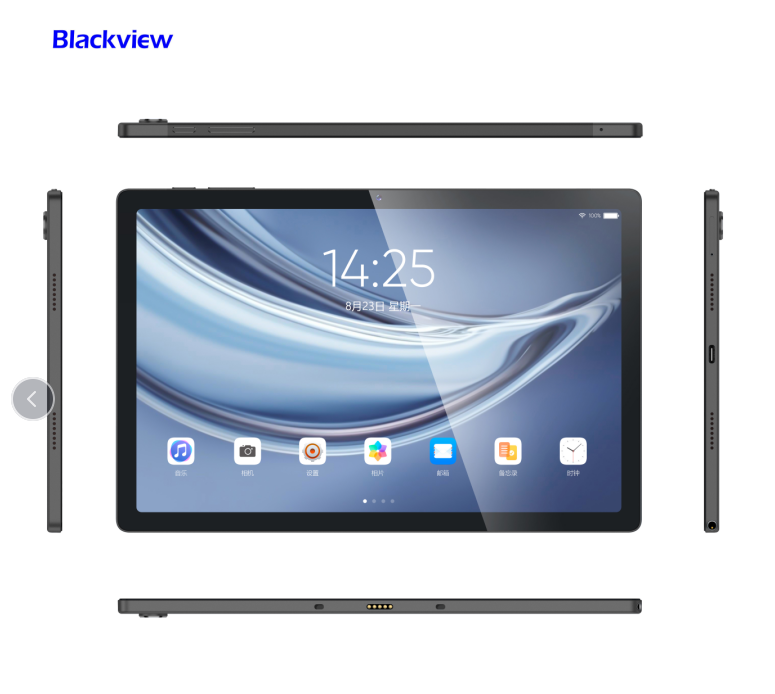 （非欧）Blackview Tab15 10.51寸 灰色  8+128G T610 1.8GHZ 八核标配