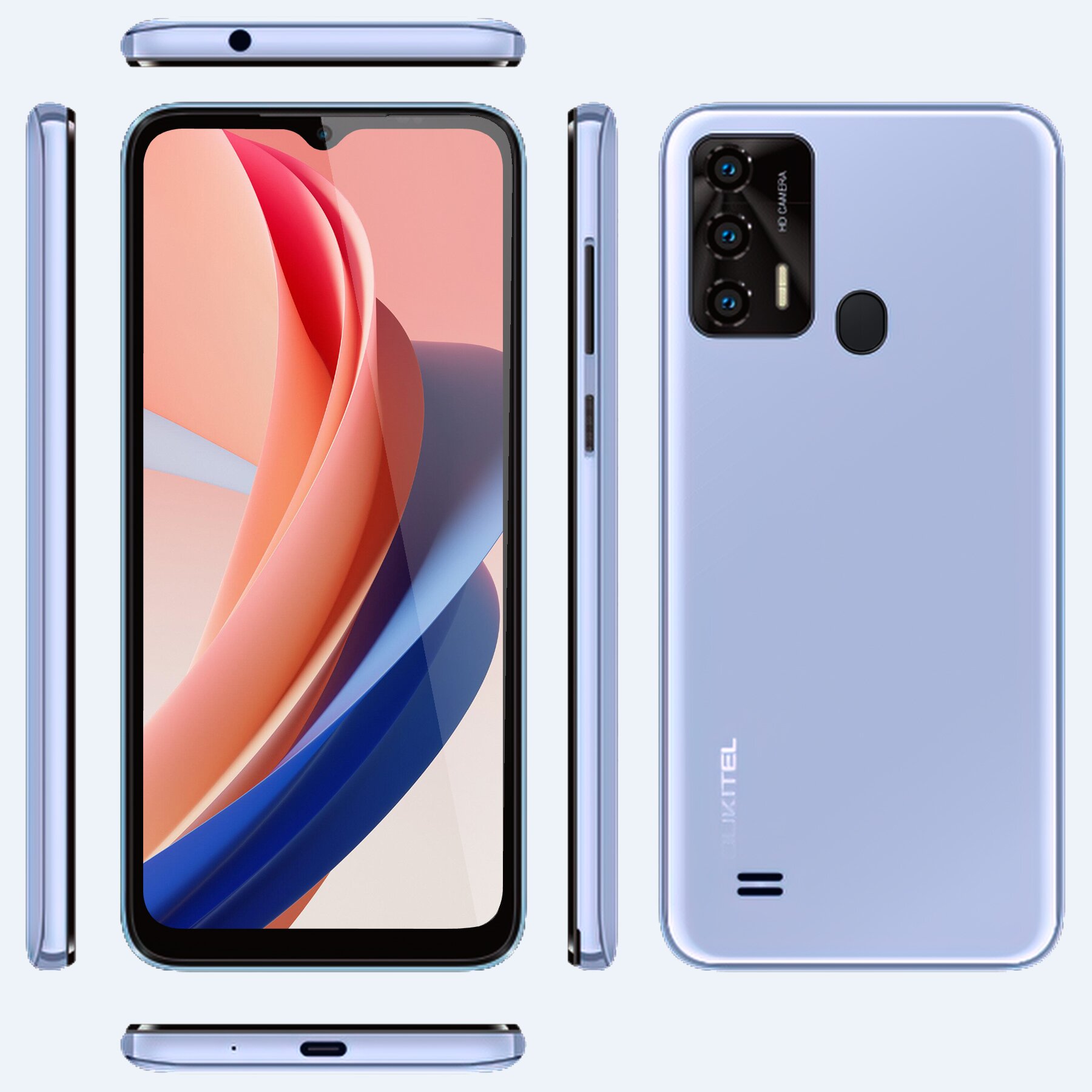 （香港）oukitel欧奇 C31 PRO 6.517寸浅紫色 4+64G MTK6762 2.0GHZ 八核标配