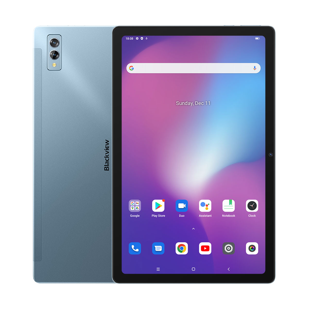 （FX欧盟）Blackview Tab11 SE 高配 10.36寸 蓝绿色 8+256G UMS9230(T606) 1.6GHZ 八核标配