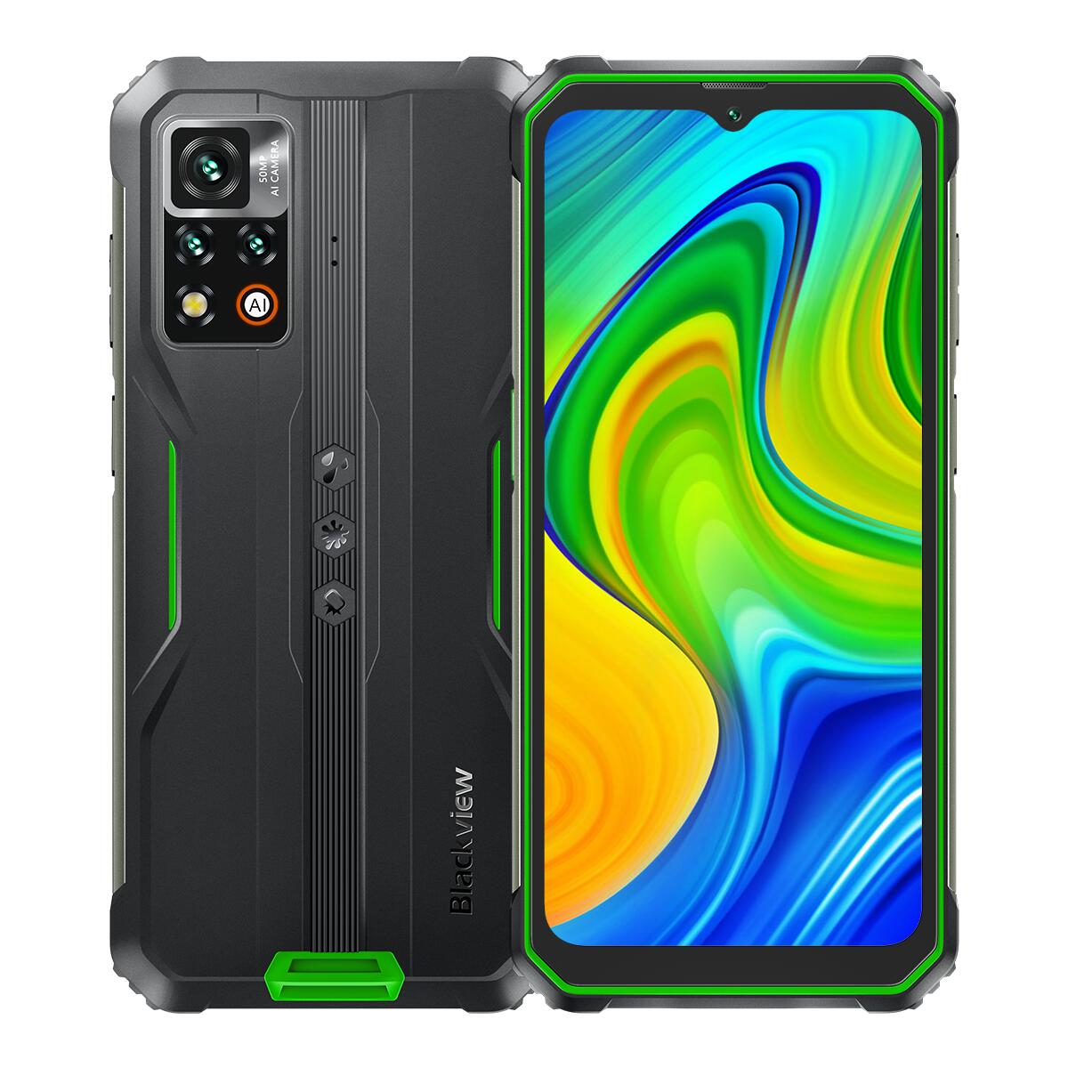 （FX非欧）Blackview BV9200 6.583寸 绿色 8+256G MT6781 2.0GHZ 八核标配