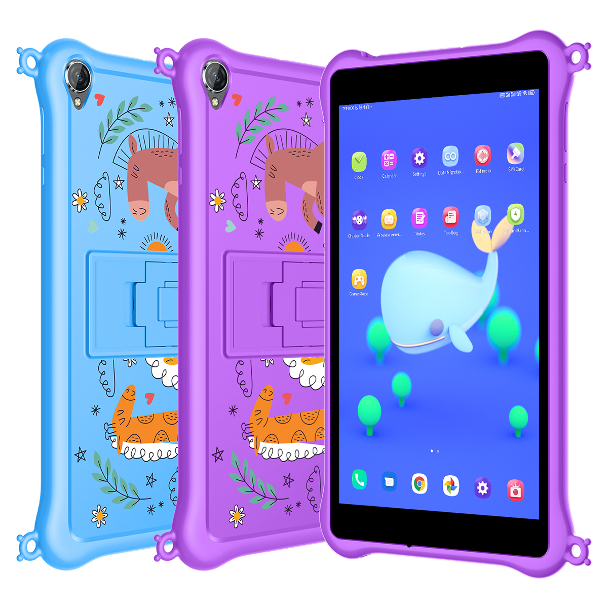 （FX欧盟）Blackview Tab5 Kids 8寸 紫色 3+64G RK3326S 1.5GHZ 四核标配