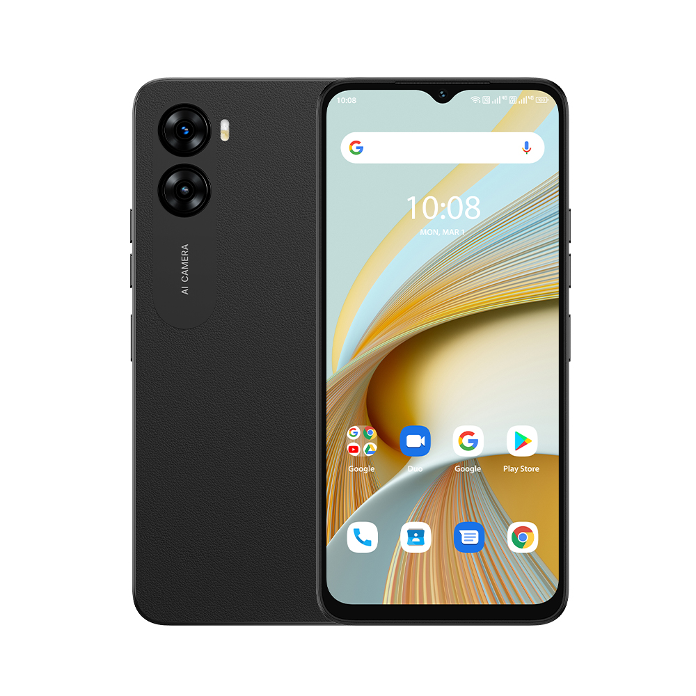 （香港非欧盟美规）优米UMIDIGI G3 PLUS 6.52寸 黑色 4+128G T606 2.0GHZ 标配