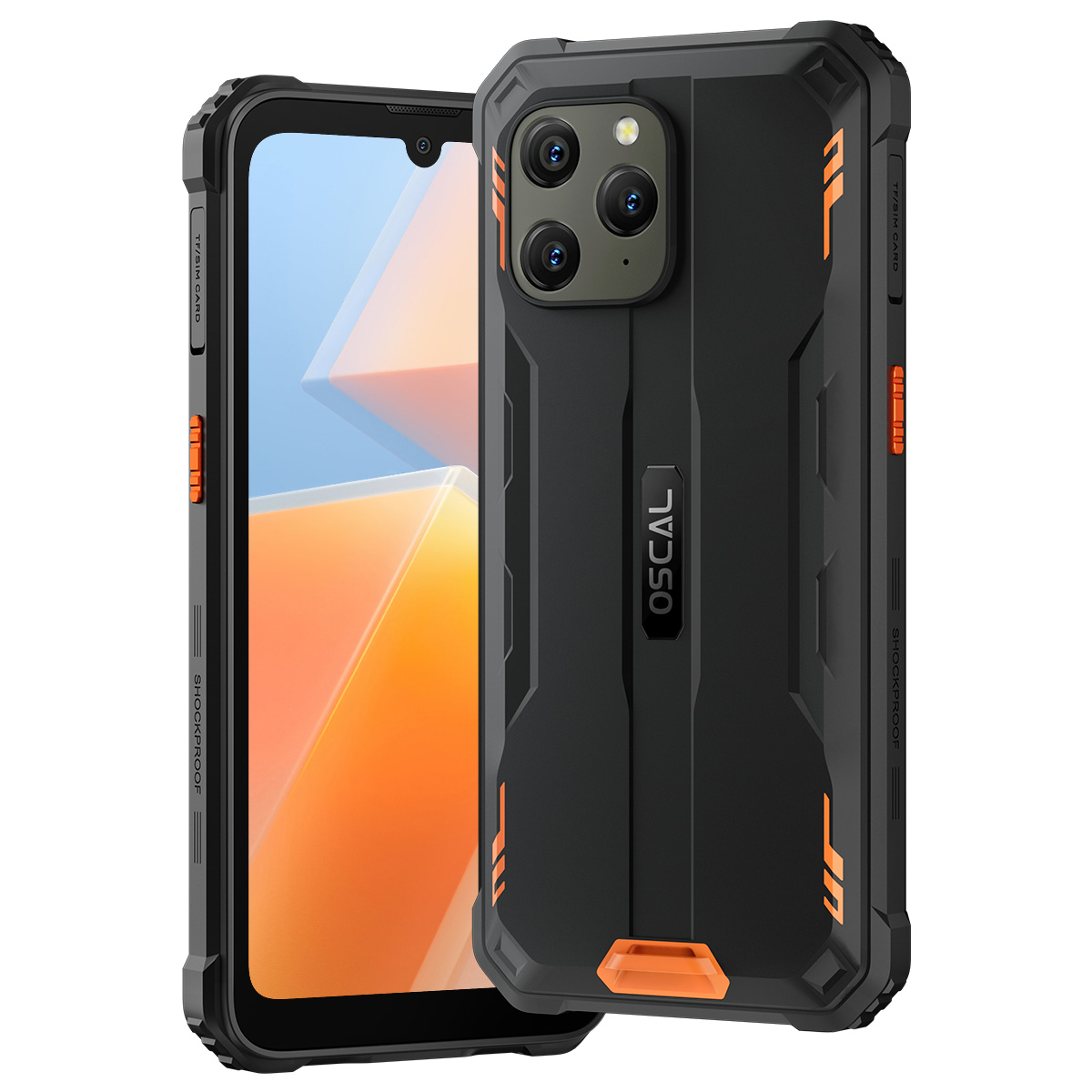 （GC非欧）Oscal S70 Pro 6.088寸 橙色 4+64G MT6765 2.3GHz 八核标配