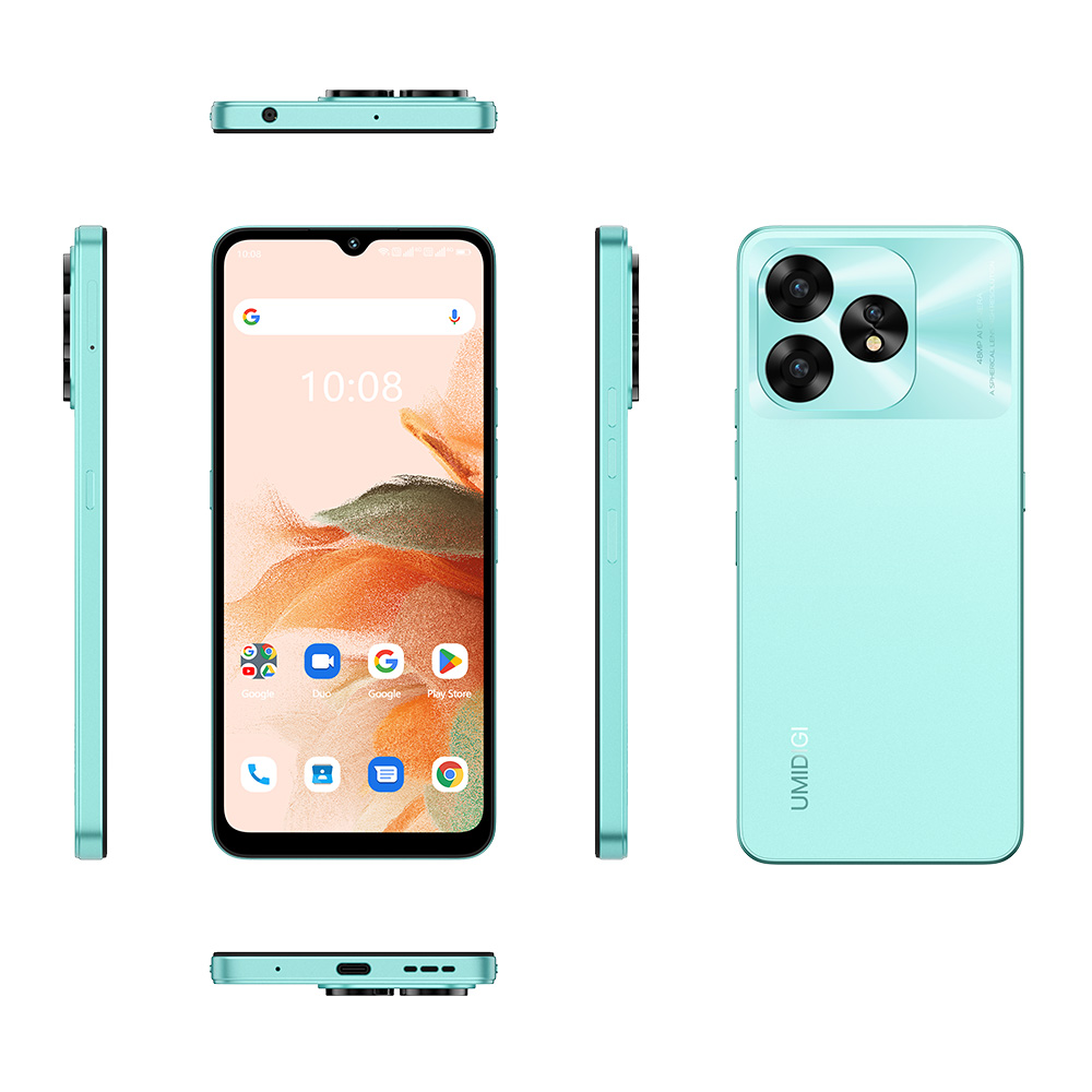 （香港）优米UMIDIGI A15C 玉石绿 6.7寸 8+128G T606 1.6GHZ 八核标配
