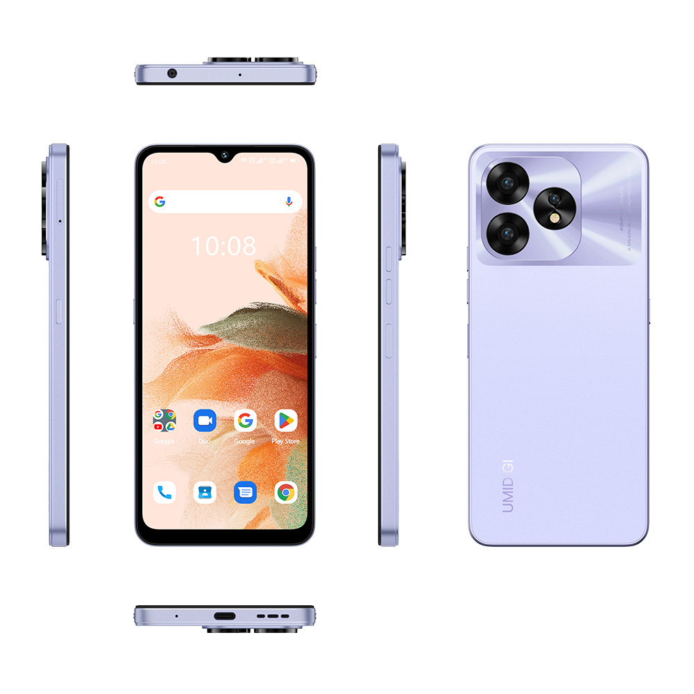 （香港）优米UMIDIGI A15C 熏衣紫 6.7寸 8+128G T606 1.6GHZ 八核标配