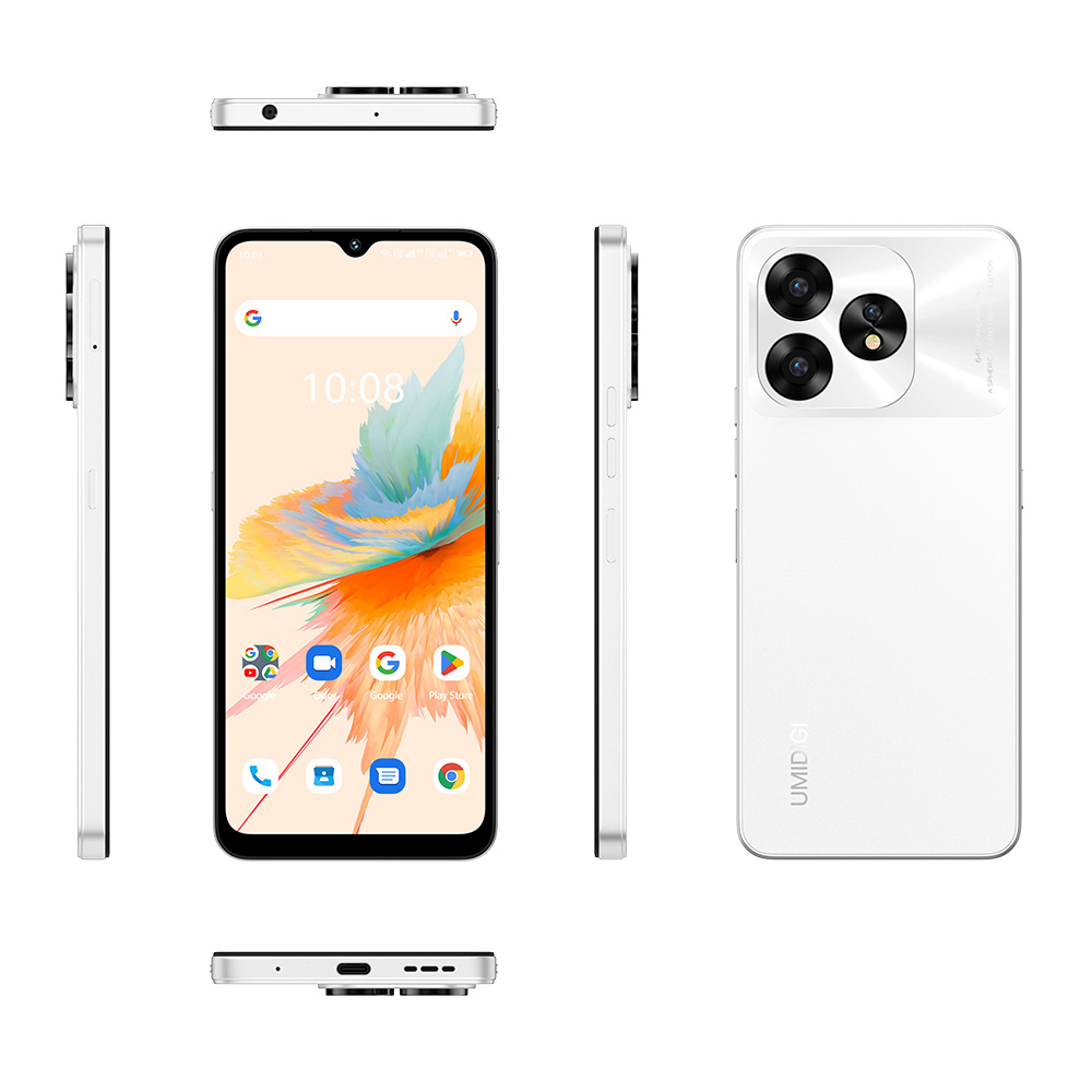 （香港）优米UMIDIGI A15 珍珠白 6.7寸 8+256G T606 1.8GHZ 八核标配