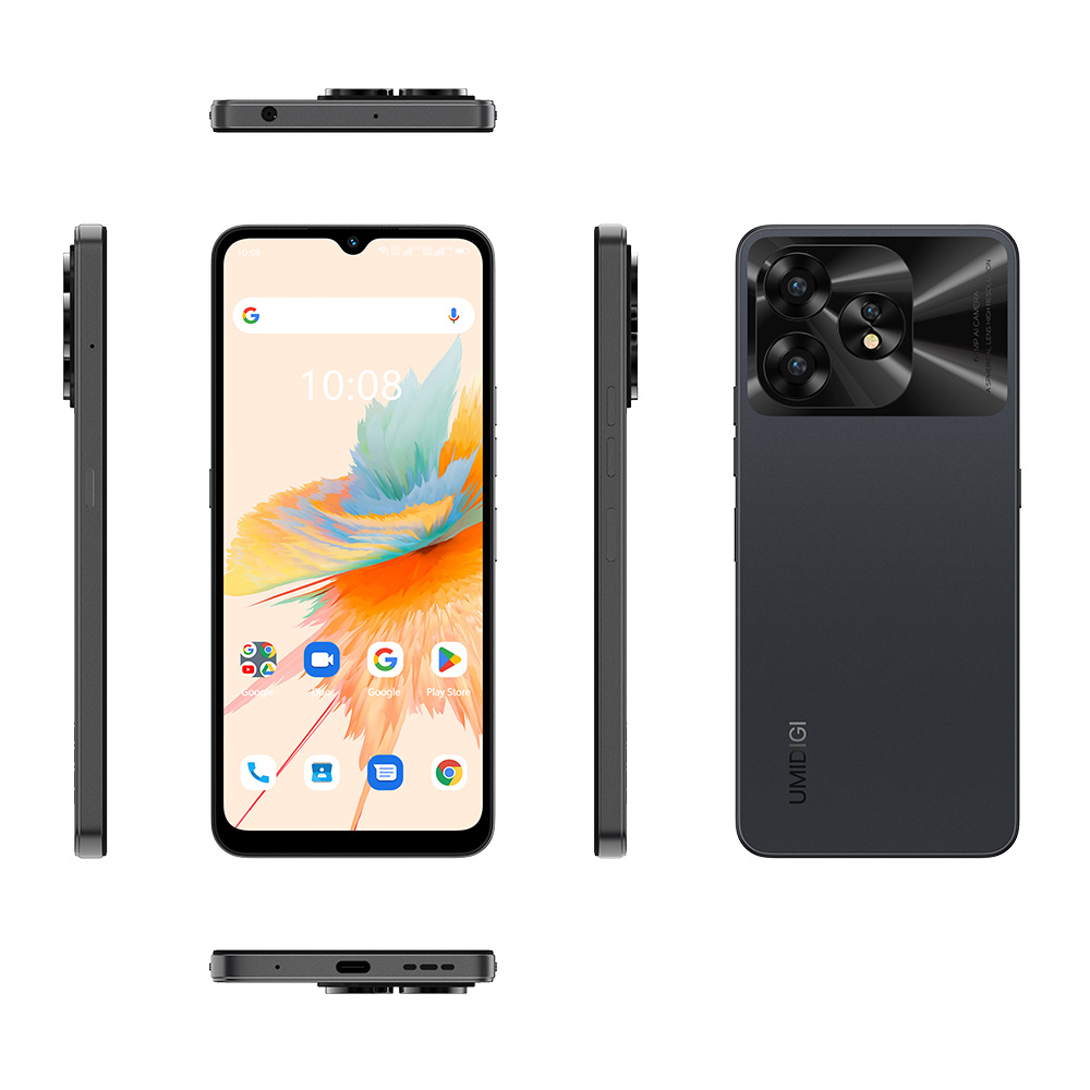 （香港）优米UMIDIGI A15石墨黑 6.7寸 8+256G T606 1.8GHZ 八核标配