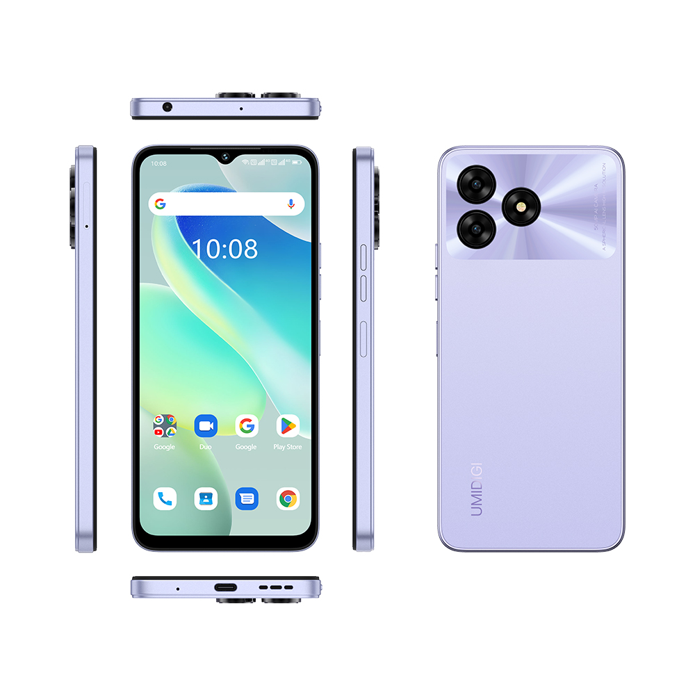 （香港）优米UMIDIGI G5 熏衣紫 6.6寸 8+128G T606 1.6GHZ 八核标配
