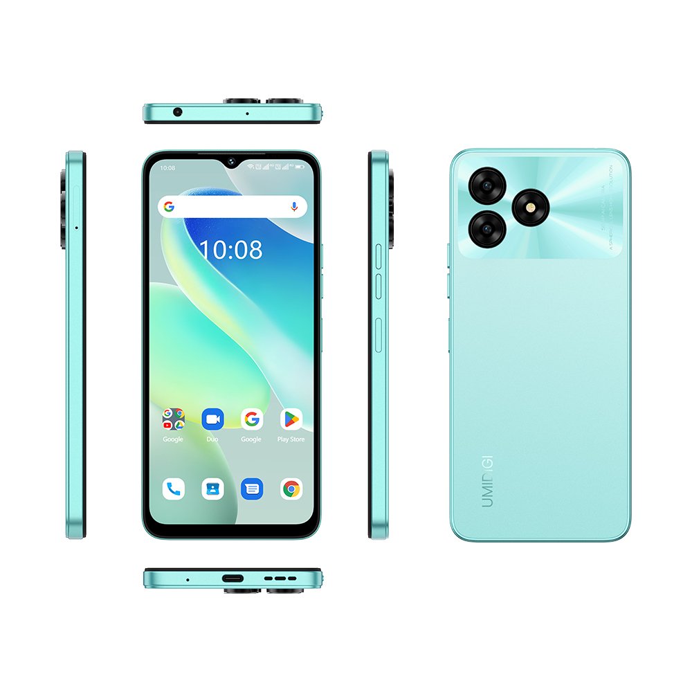 （香港）优米UMIDIGI G5 玉石绿 6.6寸 8+128G T606 1.6GHZ 八核标配