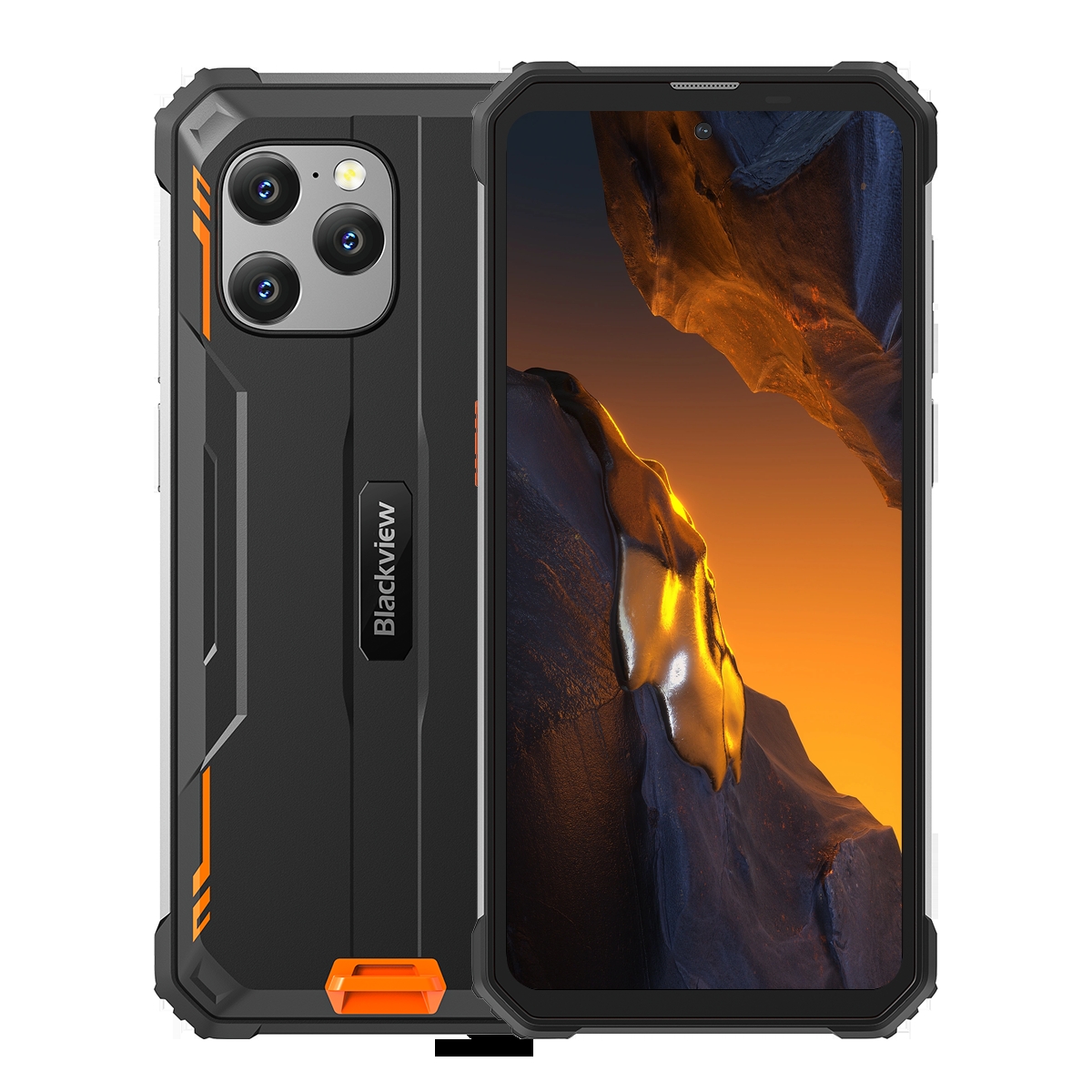 （FX非欧）Blackview BV8900 Pro 6.497寸 橙色 8+8+256G MT6779 2.2GHZ 八核标配