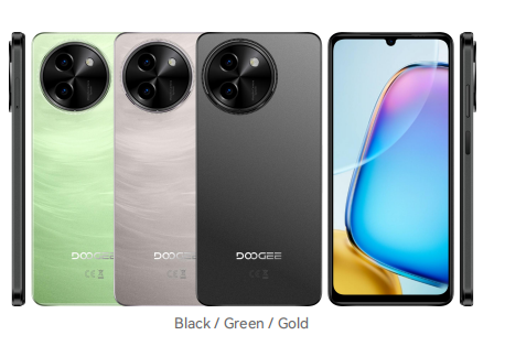 （FX）道格Doogee NOTE 59 PRO 6.75寸 金色 8+256G UNISOC T8200 2.3GHz 八核标配