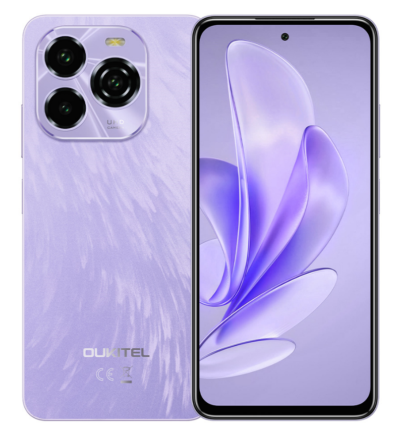 （香港）oukitel欧奇 C65 6.7寸 紫色 4+128G T606 1.6GHZ 八核标配
