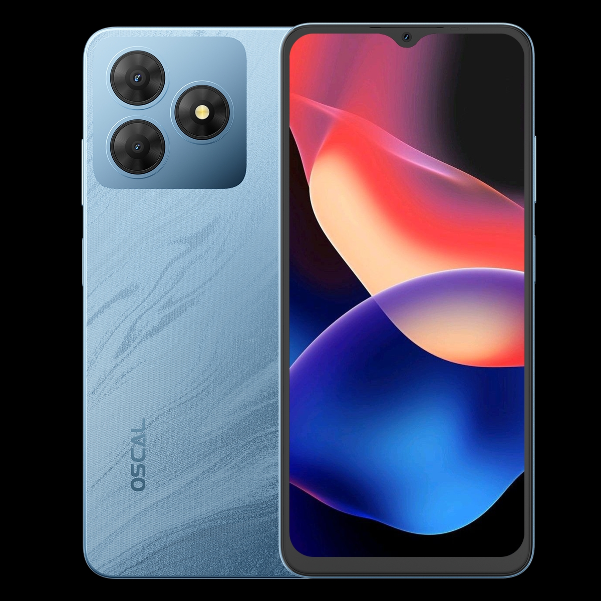 （FX非欧）OSCAL FLAT 2C 6.56寸 蓝色 2+64GB T603  1.6GHZ 八核标配