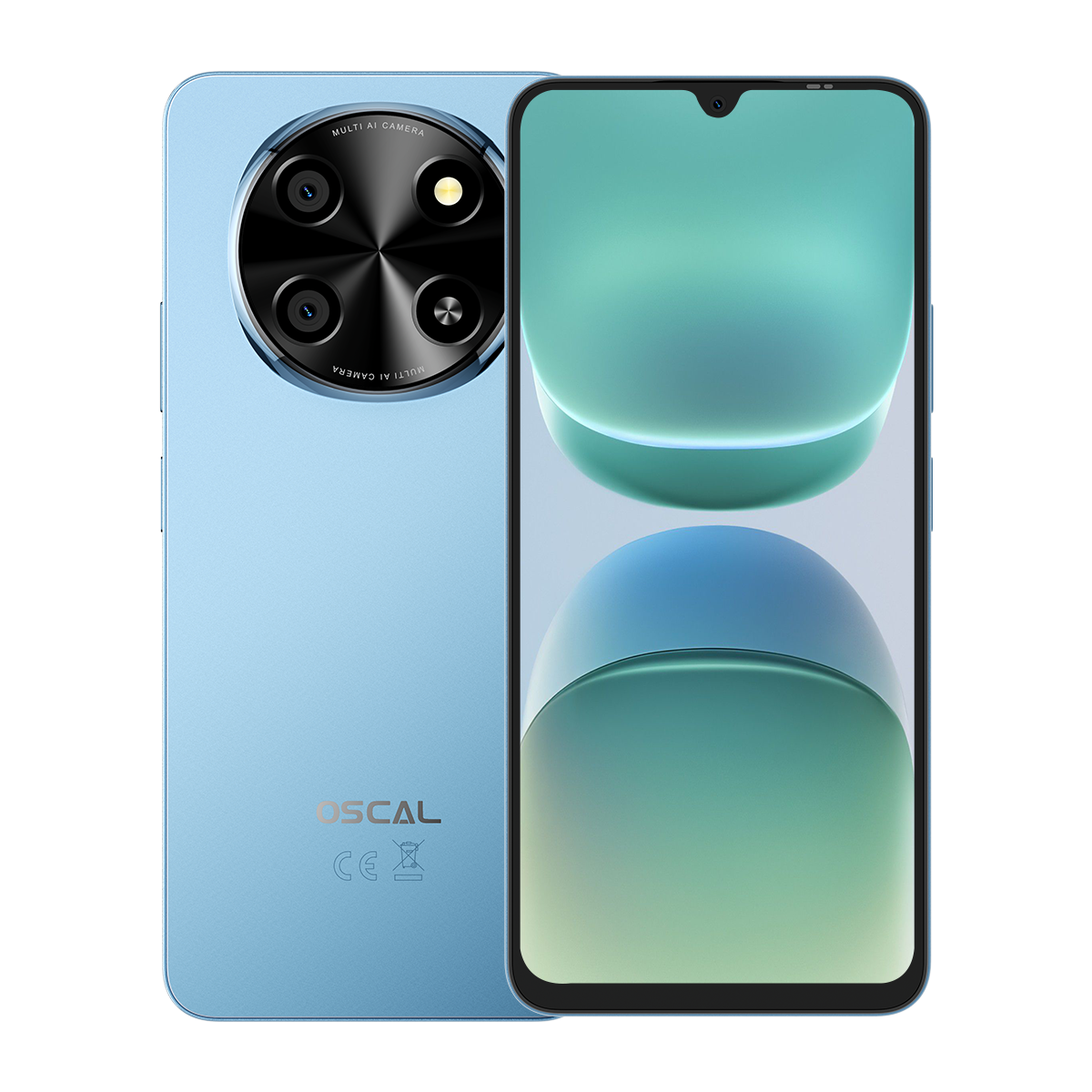 （GC俄版）Oscal TIGER 8 6.88寸 蓝色 8+128GB UMS9620(T8100) 2.2GHZ 八核标配