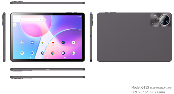 （香港）库柏CUBOT  Tab70 灰色10.95寸 6+128 2.0GHZ 四核标配