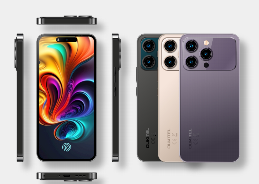 （香港）oukitel欧奇 P1 PRO 6.7寸 紫色 4+256G G100 2.2GHZ 八核标配