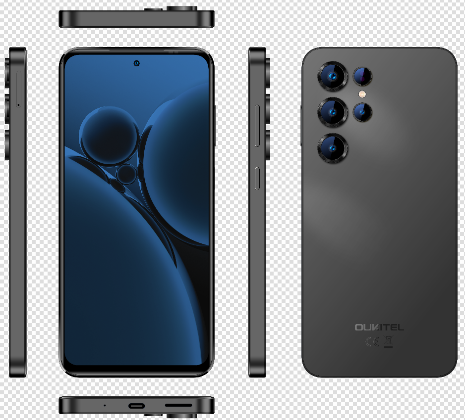 （香港）oukitel欧奇 C68 PLUS 7.2寸 灰色 4+128G T615 1.8GHZ 八核标配