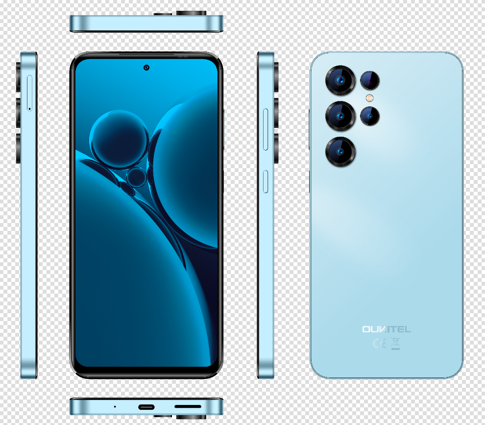 （香港）oukitel欧奇 C68 PLUS 7.2寸 蓝色 4+128G T615 1.8GHZ 八核标配