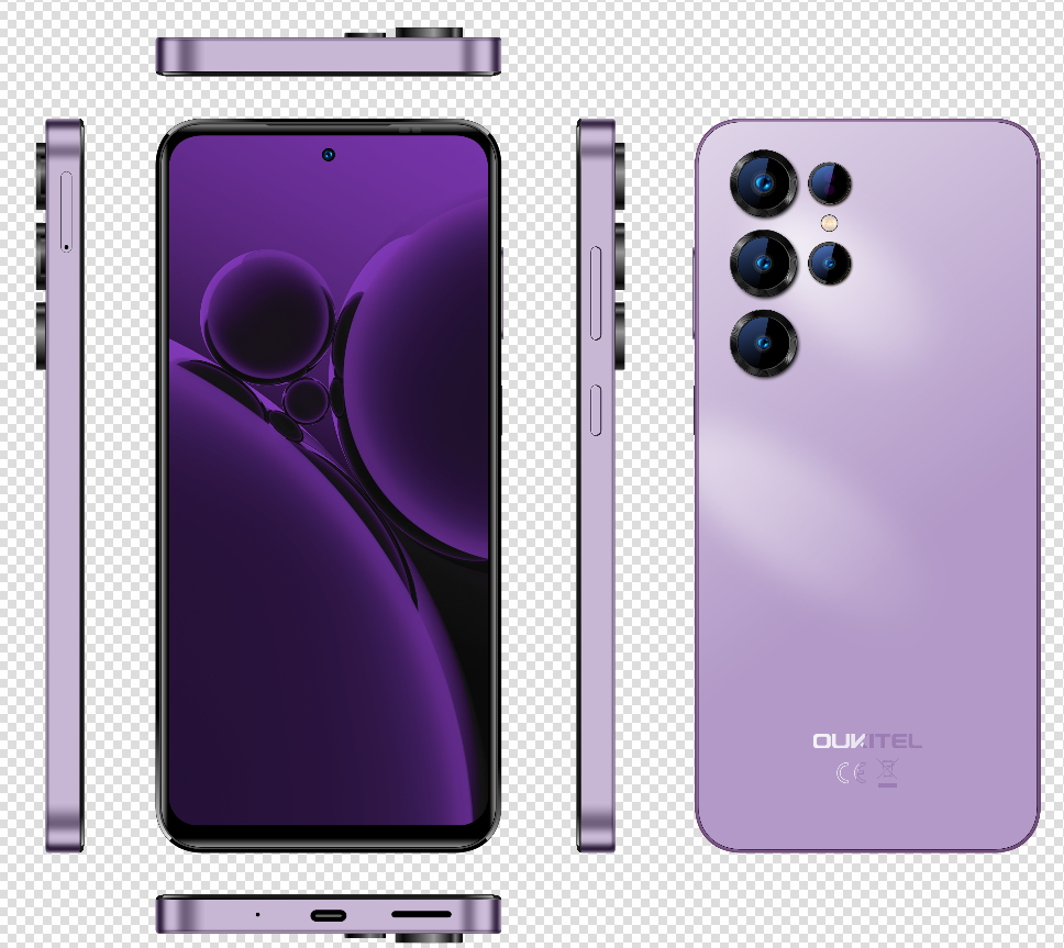 （香港）oukitel欧奇 C68 PLUS 7.2寸 紫色 8+512G T615 1.8GHZ 八核标配