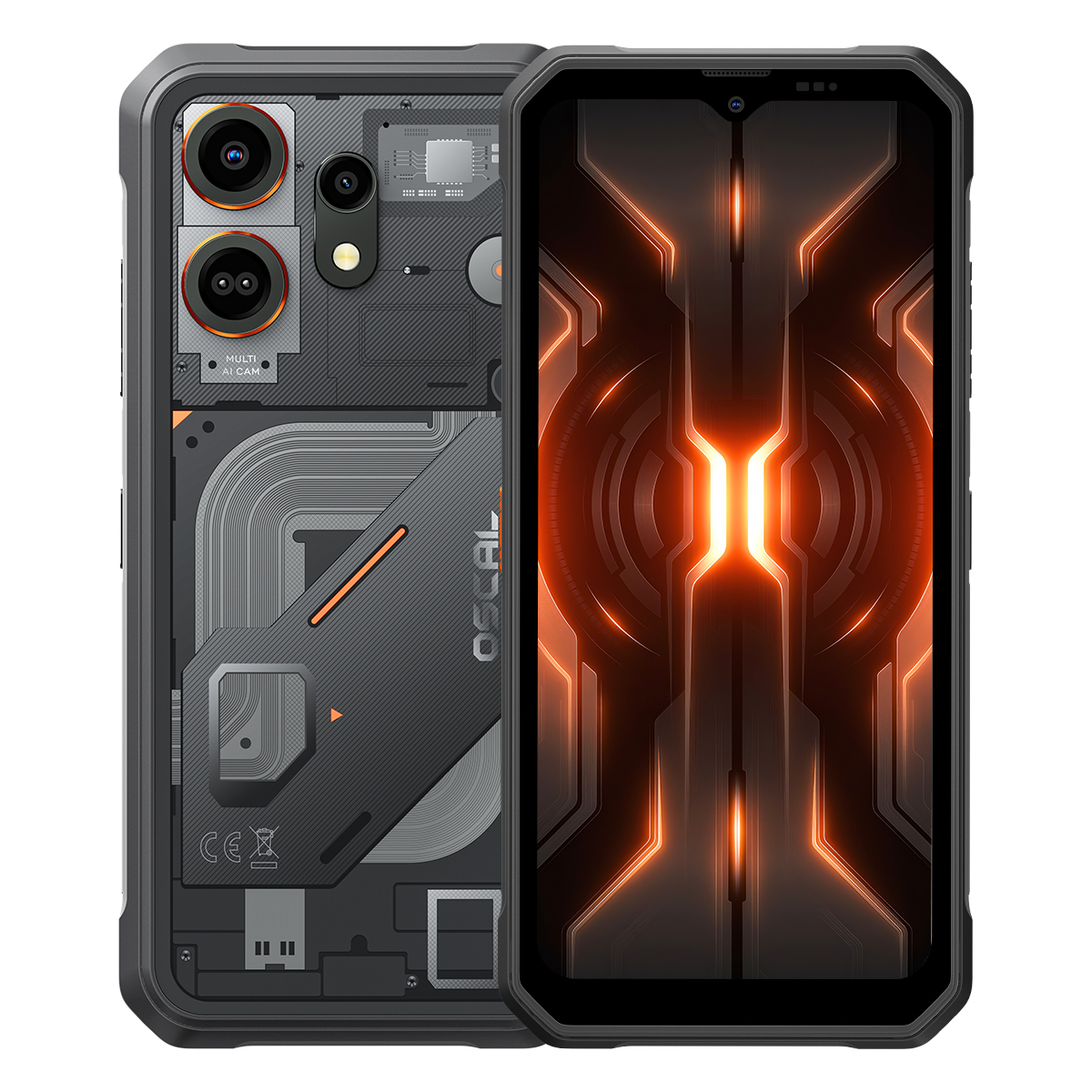 （GC非欧）Oscal Marine 3 6.56寸 黑色 8+256GB G81 2.0GHZ 八核标配