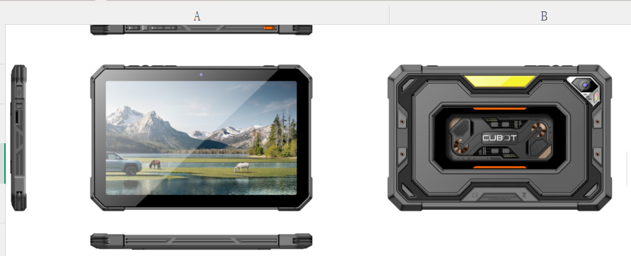 （香港）cubot库柏 TAB KINGKONG MINI  8.68寸 黑色 6+128 1.6GHZ 八核标配