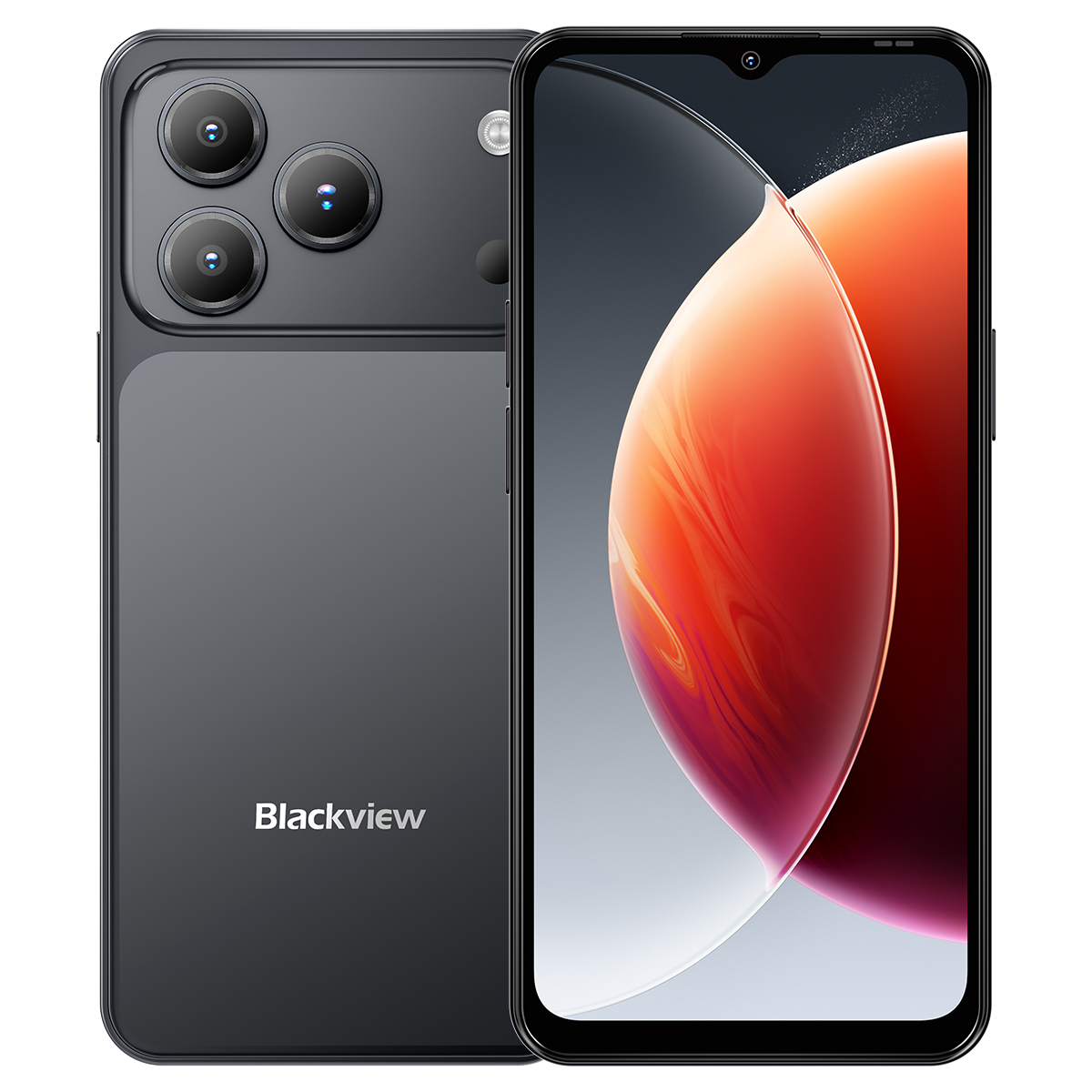（FX欧盟-不带充头）Blackview WAVE 7C 6.56寸 黑色 4+64GB UMS312  2.0GHZ 四核标配