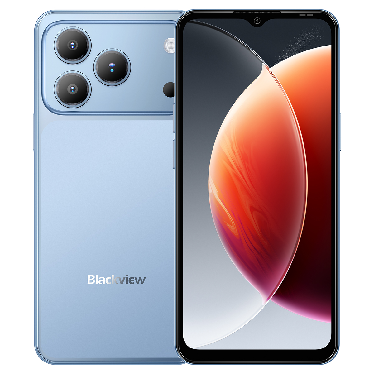 （GC-DS非欧）Blackview WAVE 7C 6.56寸 蓝色 4+128GB UMS312  2.0GHZ 四核标配